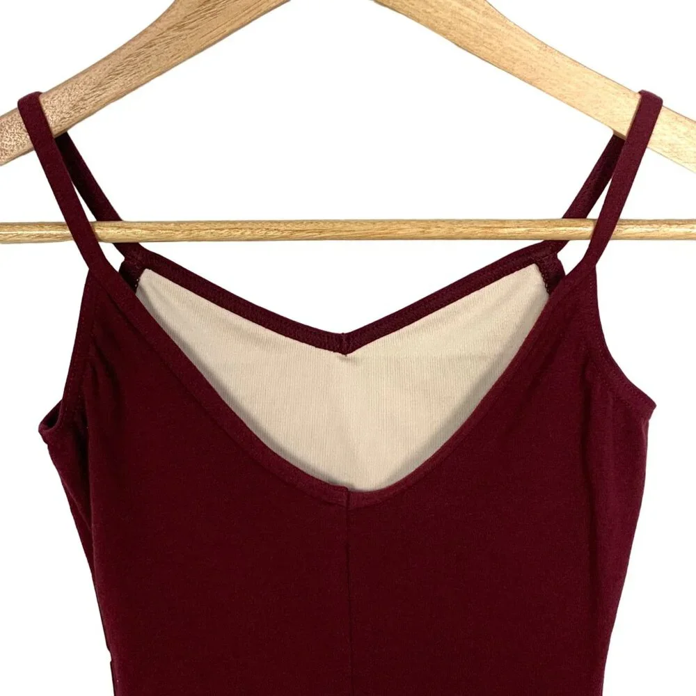 Capezio Princess Camisole Leotard Childs M V-Front Neck Ballet Leg Front Lined